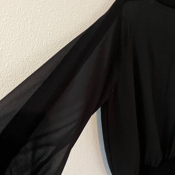 MARELLA Black Zip -up Bomber  Jacket - Picture 10 of 10